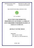 Abstract of PhD thesis: Selection for improving performance of duroc, landrace and yorkshire purebreds raised at dabaco company