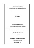 Summary of doctoral dissertation: Economic development in new rural construction towards urbanization in Pho Yen town, Thai Nguyen province