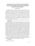 Astudy of causal connectives in English and in Vietnamese in the light of figure/ground relationships