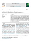 Molten salt synthesis of gadolinium boride nanocrystals suitable for methyl blue removal