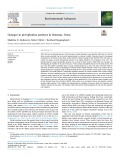 Changes in precipitation patterns in Houston, Texas