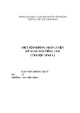 :Sáng kiến kinh nghiệm Tiểu học: Một số phương pháp luyện kỹ năng nói tiếng anh cho học sinh 4