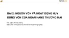 Bài giảng Nghiệp vụ ngân hàng thương mại: Bài 2 - ThS. Đặng Hương Giang