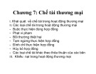 Bài giảng Luật thương mại 2: Chương 7 - Trương Kim Phụng