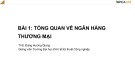 Bài giảng Nghiệp vụ ngân hàng thương mại: Bài 1 - ThS. Đặng Hương Giang