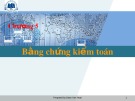 Bài giảng Kiểm toán - Chương 5: Bằng chứng kiểm toán (Đại học Kinh tế TP. HCM)