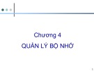 Bài giảng Hệ điều hành: Chương 4.2 - Nguyễn Ngọc Duy