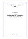 Giáo trình Bảo dưỡng và sửa chữa hệ thống phanh (Nghề: Công nghệ ô tô - Trung cấp) - Tổng cục giáo dục nghề nghiệp