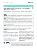 A2M is a potential core gene in intrahepatic cholangiocarcinoma