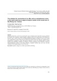 The solutions for construction of sea dike and sea embankments system as the sandy mud trap to support mangrove plants in the coastal zone of Hai Phong city, Vietnam