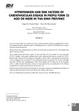 Tăng huyết áp và các yếu tố nguy cơ tim mạch chính ở người trưởng thành ≥ 25 tuổi tại tỉnh Thái Bình
