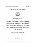 Luận văn Thạc sĩ Dược học: Xác định các vấn đề liên quan đến sử dụng thuốc thông qua hoạt động thực hành dược lâm sàng tại khoa Mũi xoang Bệnh viện Tai Mũi Họng Trung ương