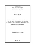 Luận văn Thạc sĩ Luật học: Nguyên nhân và điều kiện của tình hình các tội xâm phạm sở hữu có tính chiếm đoạt trên địa bàn tỉnh Cà Mau