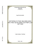 Luận văn Thạc sĩ Luật học: Hợp đồng ủy thác mua bán hàng hóa theo quyết định của pháp luật Việt Nam