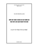 Luận văn Thạc sĩ Luật học: Pháp luật kiểm soát hành vi quảng cáo gây nhầm lẫn theo pháp luật Cạnh tranh của Việt Nam