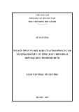 Luận văn Thạc sĩ Luật học: Nguyên nhân và điều kiện của tình hình các tội xâm phạm sở hữu có tính chất chiếm đoạt trên địa bàn tỉnh Bình Phước