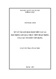 Luận văn Thạc sĩ Luật học: Xử lý tài sản bảo đảm tiền vay là bất động sản qua thực tiễn hoạt động của các Tổ chức tín dụng