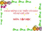 Bài giảng môn Tiếng Việt lớp 2 năm học 2020-2021 - Tuần 16: Tập đọc Thời gian biểu (Trường Tiểu học Thạch Bàn B)