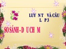 Bài giảng môn Tiếng Việt lớp 3 năm học 2020-2021 - Tuần 3: Luyện từ và câu So sánh. Dấu chấm (Trường Tiểu học Thạch Bàn B)