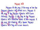 Bài giảng môn Tiếng Việt lớp 2 năm học 2020-2021 - Tuần 10: Chính tả Ngày lễ (Trường Tiểu học Thạch Bàn B)