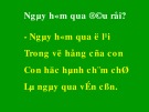 Bài giảng môn Tiếng Việt lớp 2 năm học 2020-2021 - Tuần 1: Chính tả Ngày hôm qua đâu rồi? (Trường Tiểu học Thạch Bàn B)