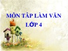 Bài giảng môn Tiếng Việt lớp 4 năm học 2020-2021 - Tuần 3: Tập làm văn Kể lại lời nói, ý nghĩ của nhân vật (Trường Tiểu học Thạch Bàn B)