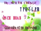 Bài giảng môn Tiếng Việt lớp 3 năm học 2016-2017 - Tuần 3: Tập viết Ôn chữ hoa B (Trường Tiểu học Tiên Cát)