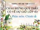 Bài giảng môn Tiếng Việt lớp 4 năm học 2020-2021 - Tuần 5: Chính tả Truyện cổ nước mình (Trường Tiểu học Thạch Bàn B)