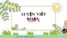 Bài giảng môn Tiếng Việt lớp 2 sách Kết nối tri thức năm học 2021-2022 - Bài 8: Tập làm văn Viết đoạn văn kể về một hoạt động thể thao hoặc trò chơi (Trường Tiểu học Thạch Bàn B)