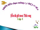 Bài giảng môn Thủ công lớp 1 sách Cánh diều năm học 2021-2022 - Bài 10: Ôn tập chương I – Kĩ thuật xé, dán giấy (Trường Tiểu học Thạch Bàn B)