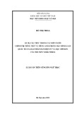 Luận án Tiến sĩ Ngôn ngữ học: Ẩn dụ cấu trúc trong các diễn ngôn chính trị tiếng Việt và tiếng Anh (trong mục Bình luận quốc tế của Báo Nhân dân điện tử và mục Opinion của the New York Times)