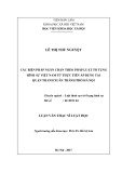 Luận văn Thạc sĩ Luật học: Các biện pháp ngăn chặn theo pháp luật tố tụng hình sự Việt Nam và thực tiễn áp dụng tại quận Thanh Xuân thành phố Hà Nội