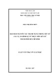 Luận văn Thạc sĩ Luật học: Bảo đảm nguyên tắc tranh tụng trong xét xử các vụ án hình sự từ thực tiễn xét xử tại thành phố Hồ Chí Minh