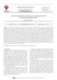 A numerical approach to verify the reservoir temperature of the Afyon geothermal fields, Turkey