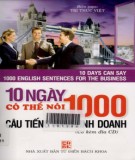 1000 câu tiếng Anh kinh doanh trong 10 ngày: Phần 1