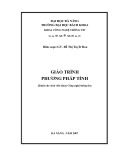 Giáo trình Phương pháp tính (Dành cho sinh viên khoa Công nghệ thông tin) - GV. Đỗ Thị Tuyết Hoa