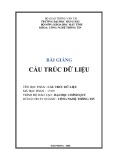 Bài giảng Cấu trúc dữ liệu - ĐH Hàng Hải VN