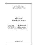 Bài giảng Kiến trúc máy tính - ĐH Hàng Hải VN