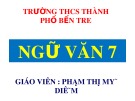Bài giảng môn Ngữ văn lớp 7 - Tiết 21: Qua đèo ngang