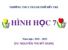 Bài giảng môn Hình học lớp 7 - Bài 6: Từ vuông góc đến song song