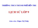 Bài giảng môn Lịch sử lớp 9 - Bài 6: Các nước Châu Phi