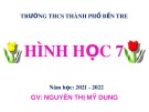 Bài giảng môn Hình học lớp 7 - Bài 7: Định lí