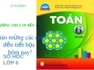 Bài giảng môn Số học lớp 6 - Bài luyện tập: Phép cộng và phép trừ số nguyên