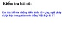 Bài giảng môn Ngữ văn lớp 8 - Bài 16: Ôn tập Tiếng Việt