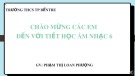 Bài giảng môn Âm nhạc lớp 6 - Tiết 2: Nhạc cụ tiết tấu. Bài thực hành số 1