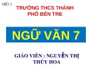 Bài giảng môn Ngữ văn lớp 7 - Tiết 2: Mẹ tôi