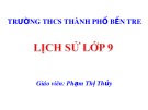 Bài giảng môn Lịch sử lớp 9 - Bài 12: Những thành tựu chủ yếu và ý nghĩa lịch sử của cách mạng khoa học - kỹ thuật