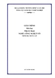 Giáo trình Điện kỹ thuật (Nghề: Công nghệ ô tô - Trung cấp) - Tổng cục giáo dục nghề nghiệp