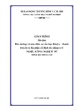 Giáo trình Bảo dưỡng và sửa chữa cơ cấu trục khuỷu – thanh truyền và bộ phận cố định của động cơ 1 (Nghề: Công nghệ ô tô - Trung cấp) - Tổng cục giáo dục nghề nghiệp