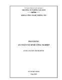 Bài giảng An toàn vệ sinh công nghiệp - Trường TCN Đông Sài Gòn